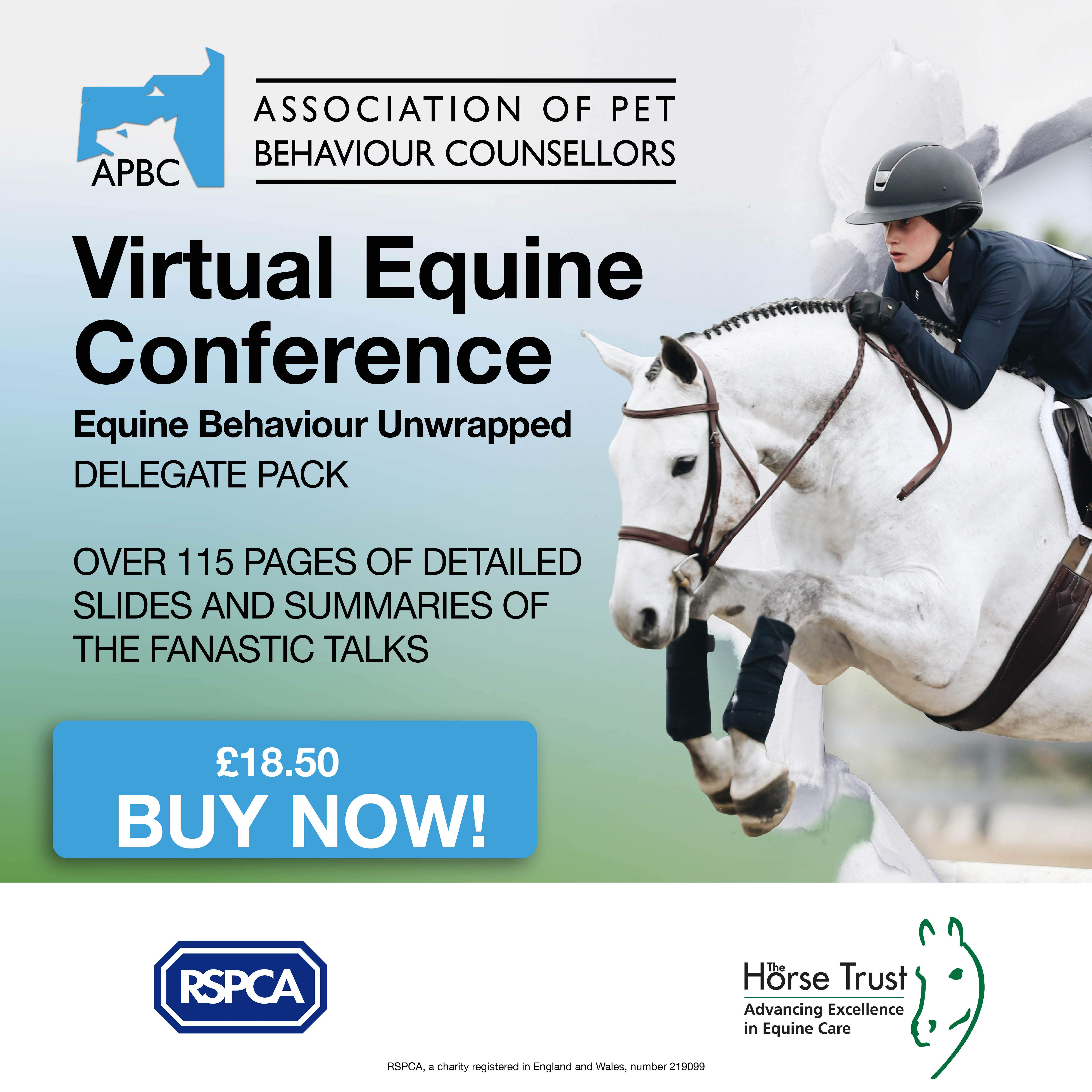 Delegate Pack Virtual Equine Conference APBC
